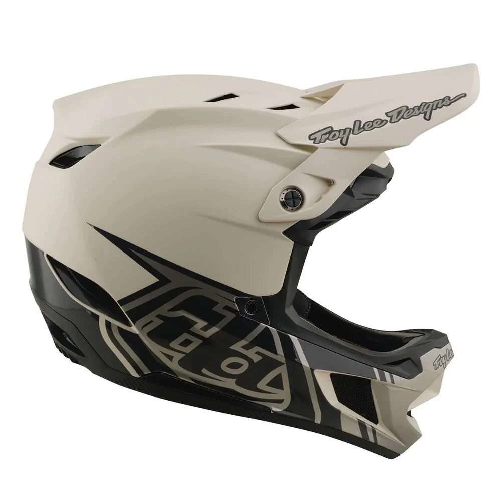 Troy Lee D4 Composite Race Helmet - Stealth Pumice - Image 3