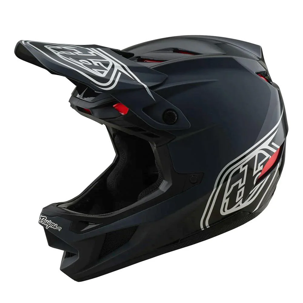 Troy Lee D4 Polyacrylate MIPS Race Helmet - Shadow Black - Image 2
