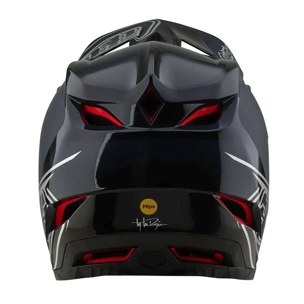 Troy Lee D4 Polyacrylate MIPS Race Helmet - Shadow Black - Image 4