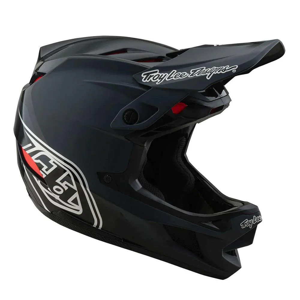 Troy Lee D4 Polyacrylate MIPS Race Helmet - Shadow Black - Image 7