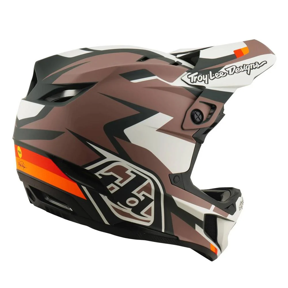 Troy Lee D4 Polyacrylite MIPS Race Helmet - Roamer Clay - Image 2