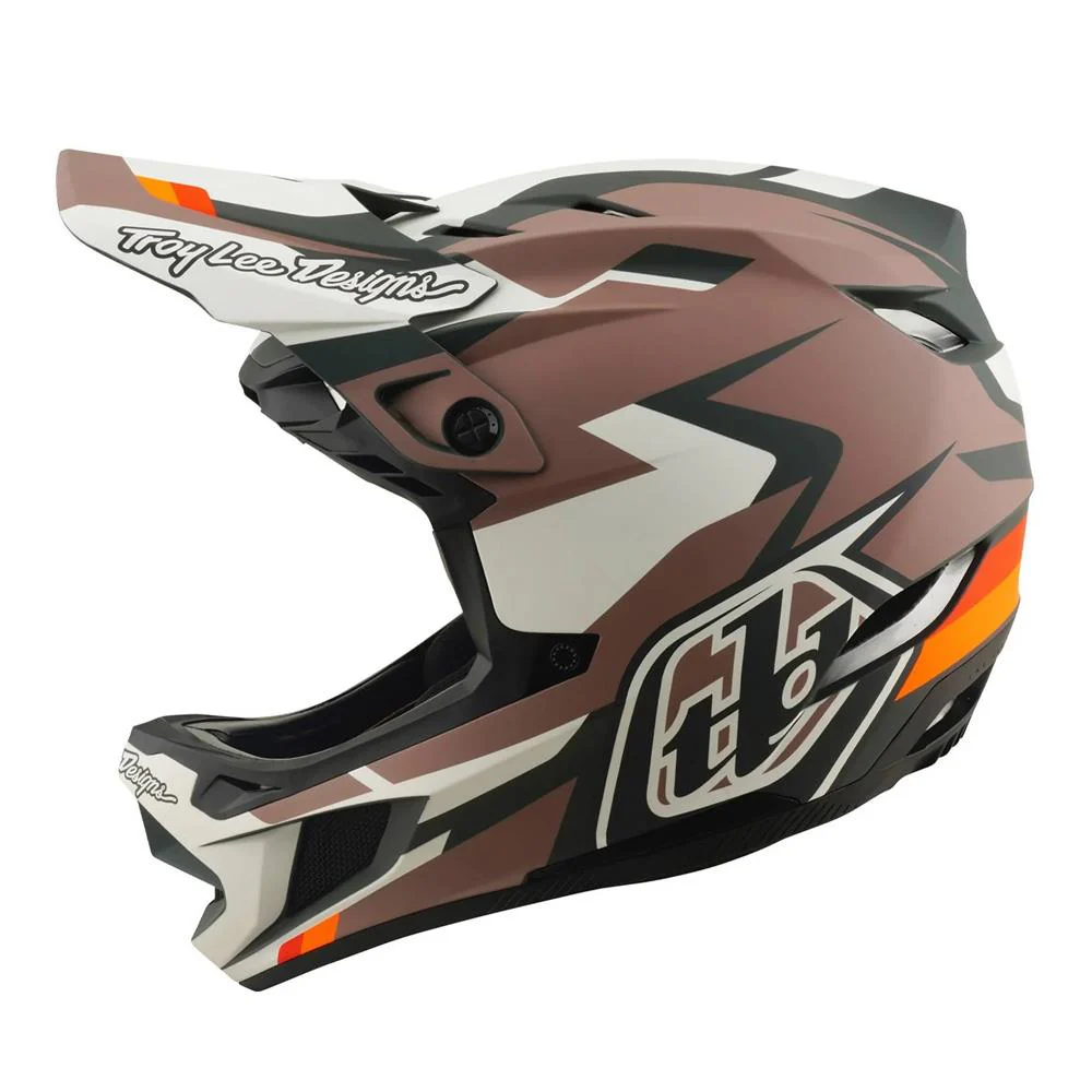 Troy Lee D4 Polyacrylite MIPS Race Helmet - Roamer Clay - Image 3