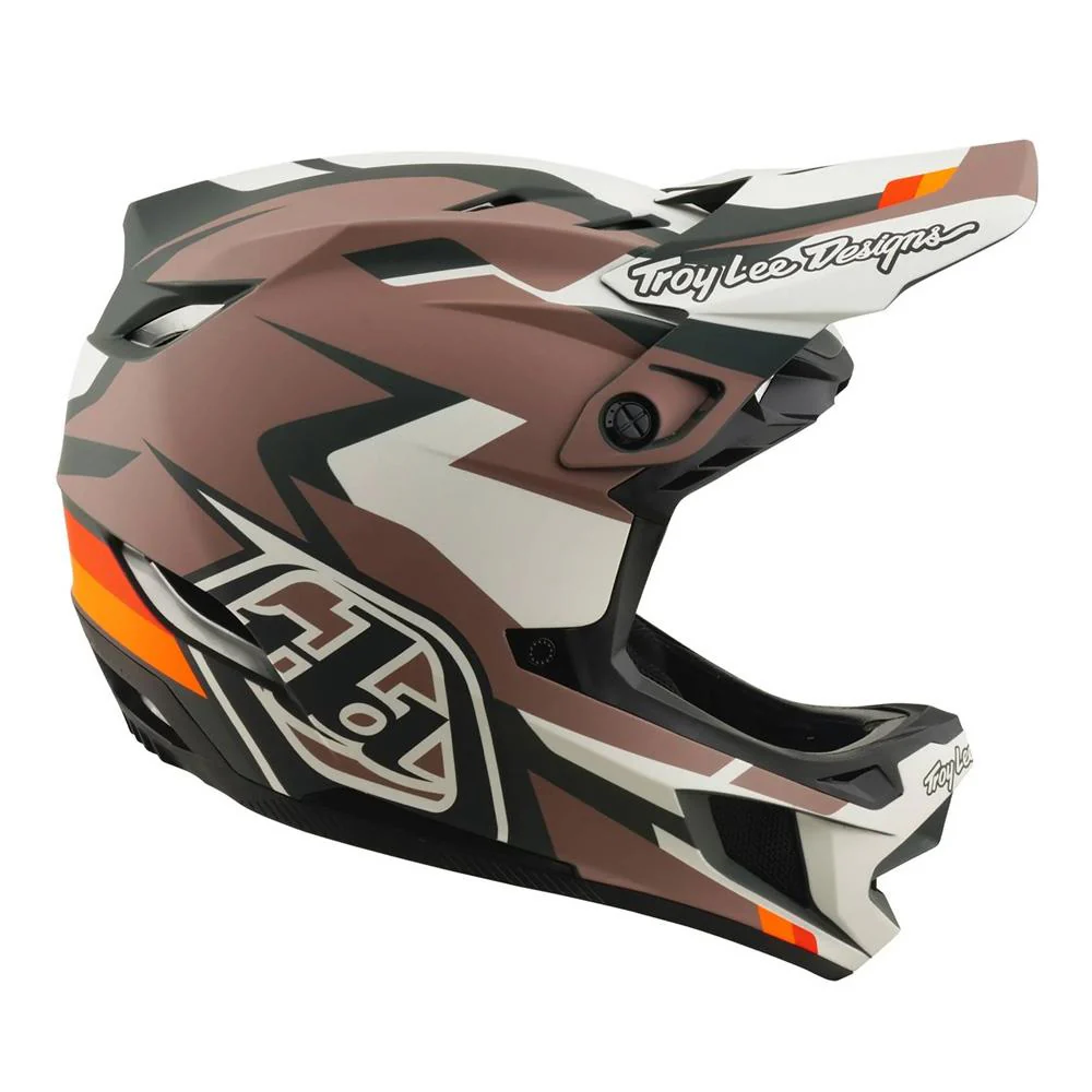 Troy Lee D4 Polyacrylite MIPS Race Helmet - Roamer Clay - Image 4