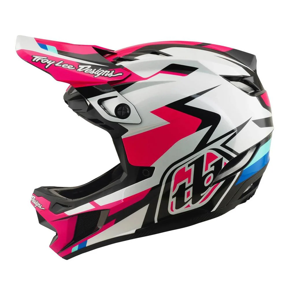 Troy Lee D4 Polyacrylite MIPS Race Helmet - Roamer Magenta - Image 4