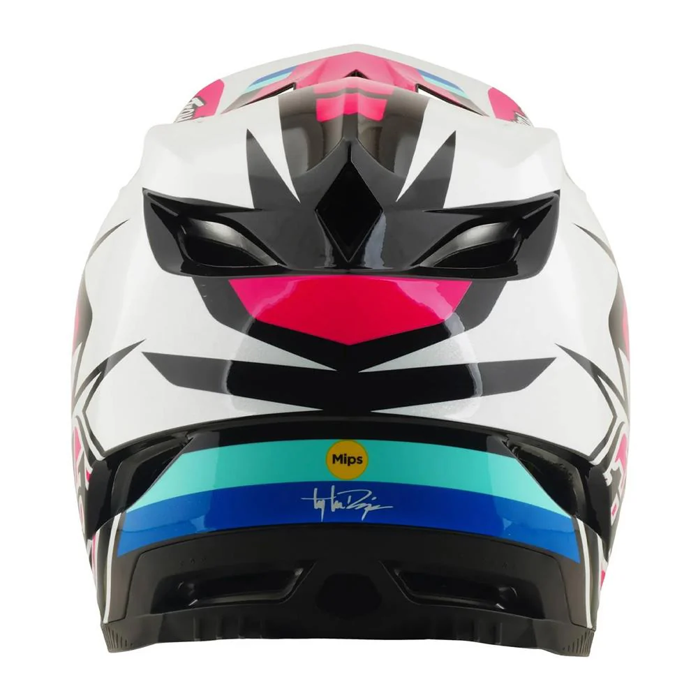 Troy Lee D4 Polyacrylite MIPS Race Helmet - Roamer Magenta - Image 6