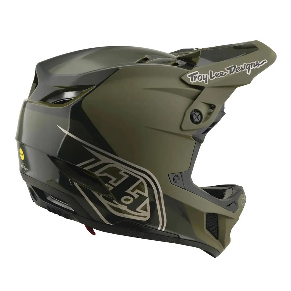 Troy Lee D4 Polyacrylite MIPS Race Helmet - Shadow Beetle - Image 3