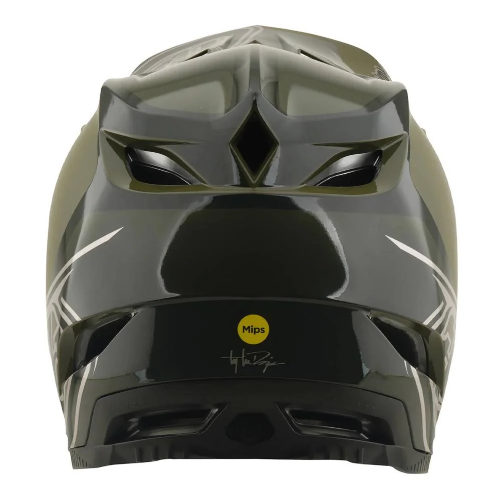Troy Lee D4 Polyacrylite MIPS Race Helmet - Shadow Beetle - Image 6