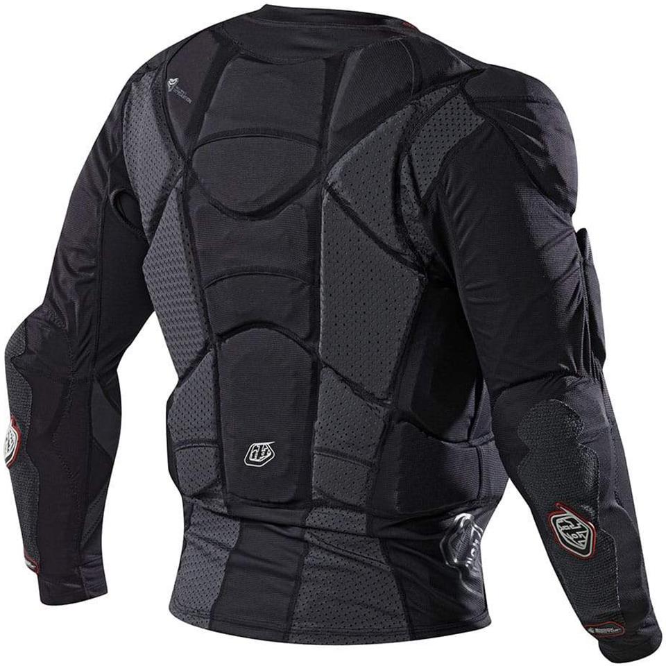 Troy Lee Designs 7855 Upper Protection Long Sleeve Race Shirt - Black - Image 2