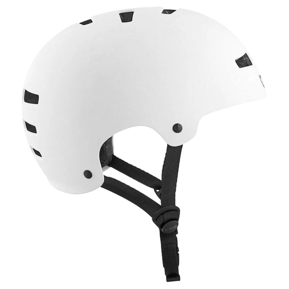 TSG Evolution Youth Solid Colour Helmet - Satin White - Image 3