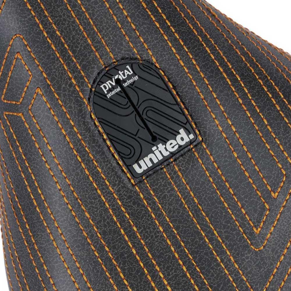 United Squad Fat Pivotal Seat - Black with Orange Stitch - Image 5