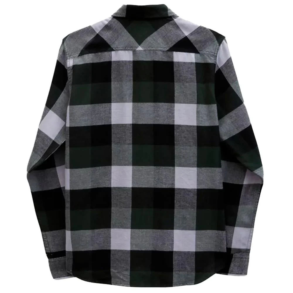 Vans Box Flannel Button Down Shirt - Deep Forest/Languid Lavender - Image 2