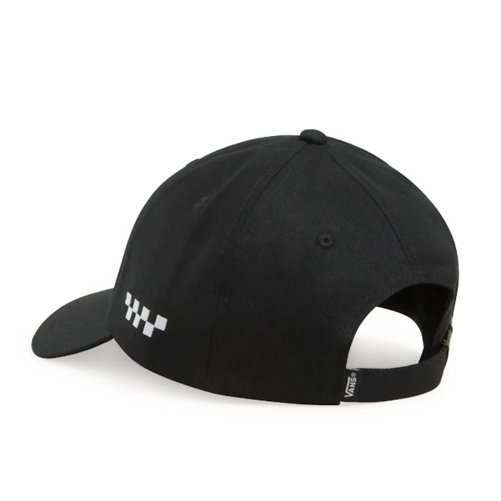 Vans Check Side Curved Bill Jockey Cap - Black - Image 3