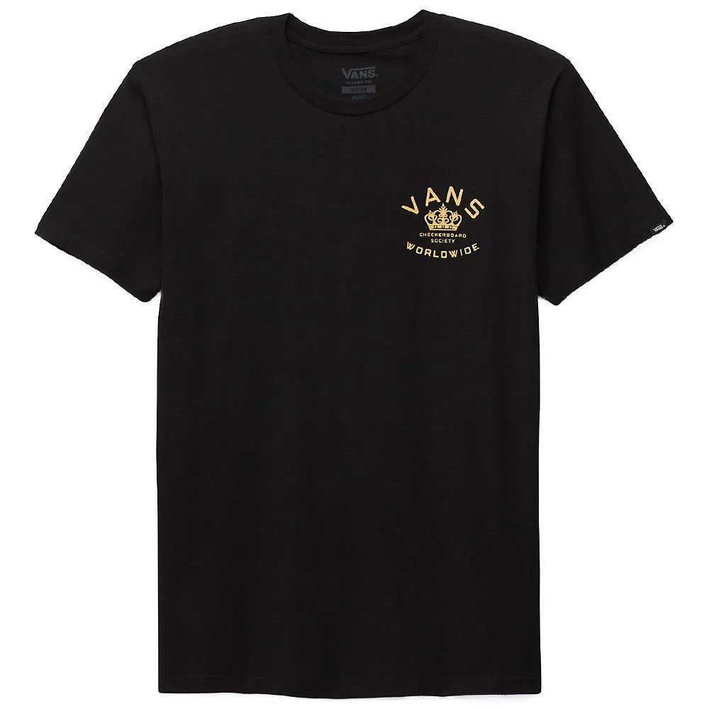 Vans Checkerboard Society T-shirt - Black - Image 2
