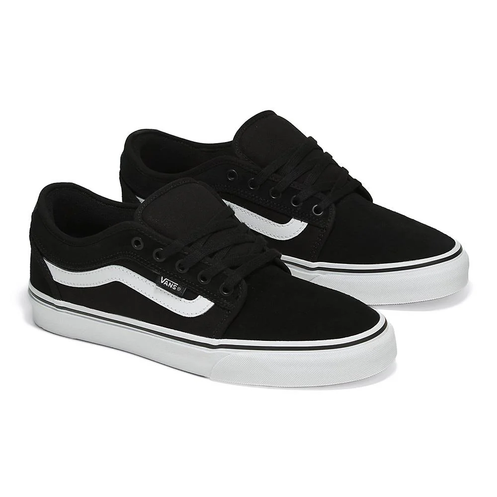 Vans Chukka Low Sidestripe - Black/White - Image 2