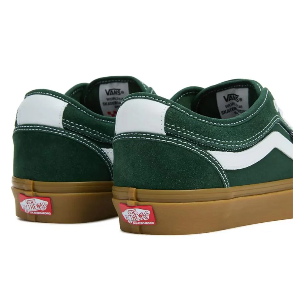 Vans Chukka Low Sidestripe - Dark Green/Gum - Image 4