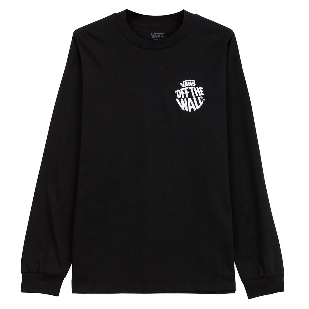 Vans Circle Loose Fit Long Sleeve T-shirt - Black - Image 2
