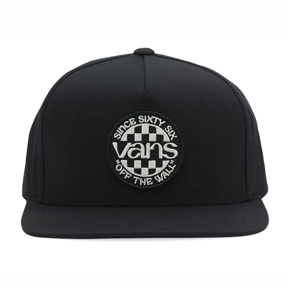 Vans Circle Snapback Cap - Black - Image 2