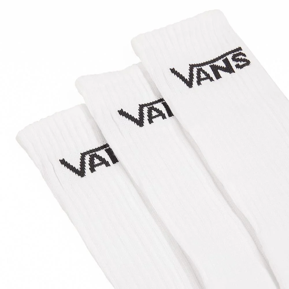 Vans Classic Crew Socks 3 Pack - White - Image 2