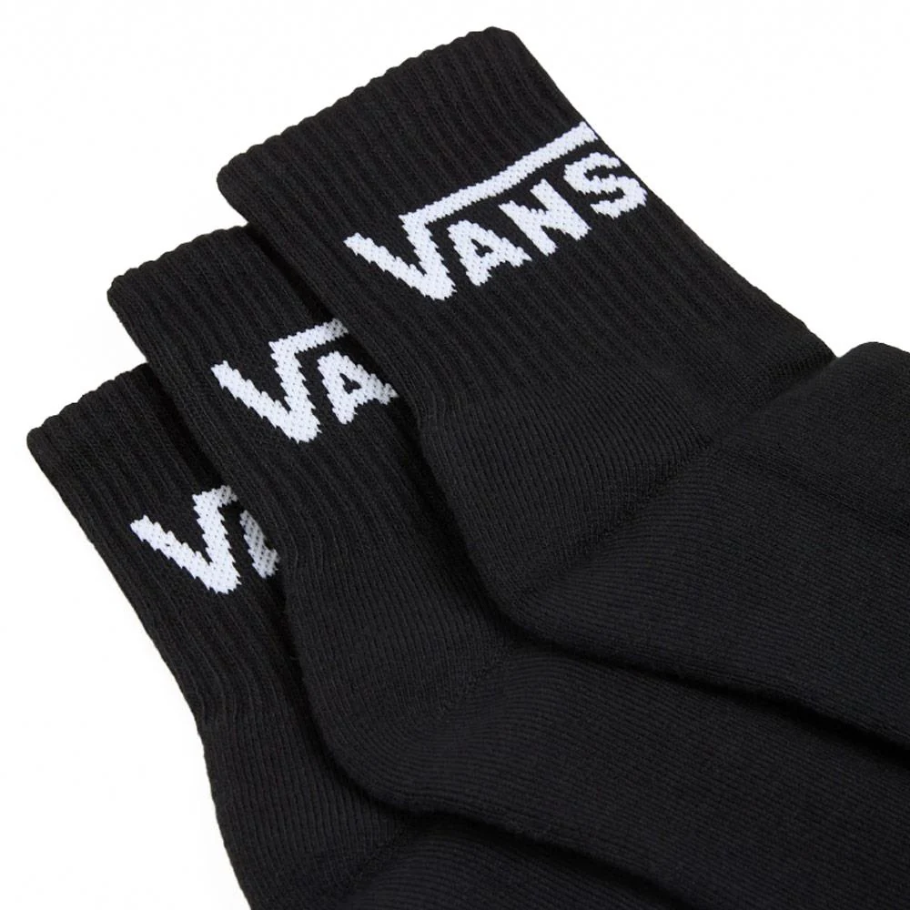 Vans Classic Half Crew Socks 3-Pack - Black - Image 2