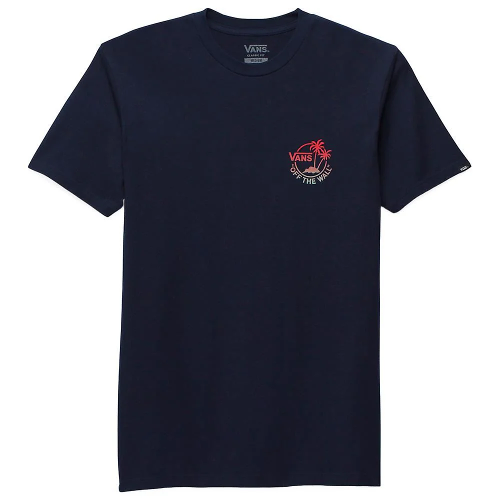 Vans Classic Mini Dual Palm II T-shirt - Navy/True Red/North Atlantic - Image 2
