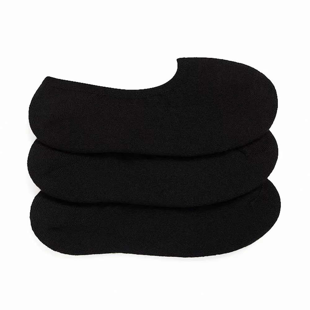 Vans Classic No Show Socks 3-Pack - Black - Image 2