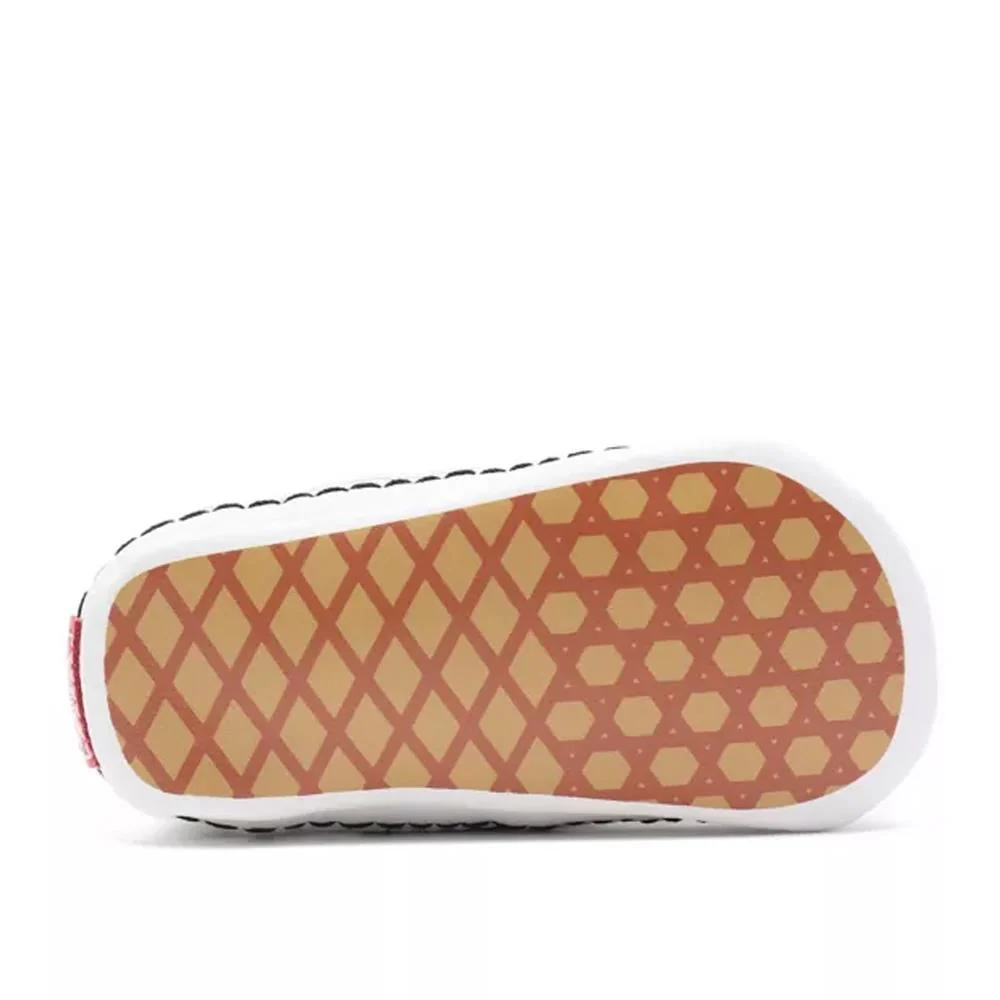 Vans Infant Slip-On V Checker Crib Shoes (0-1 Year) - Black/True White - Image 5