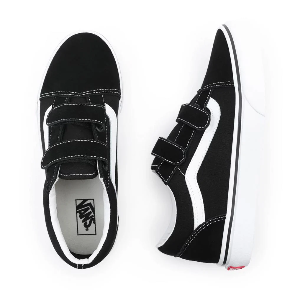 Vans Junior Old Skool V - Black/True White - Image 3