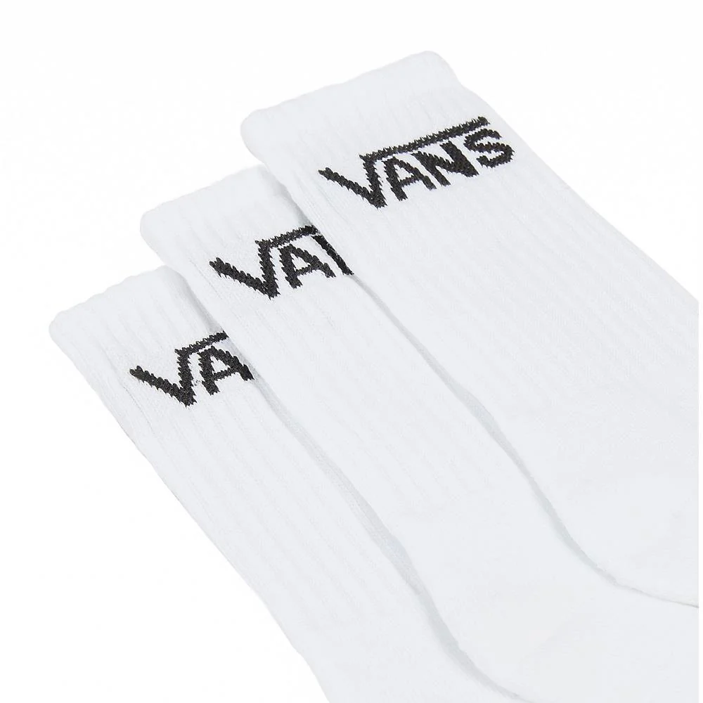 Vans Kids Classic Crew Socks 3-Pack - White - Image 2