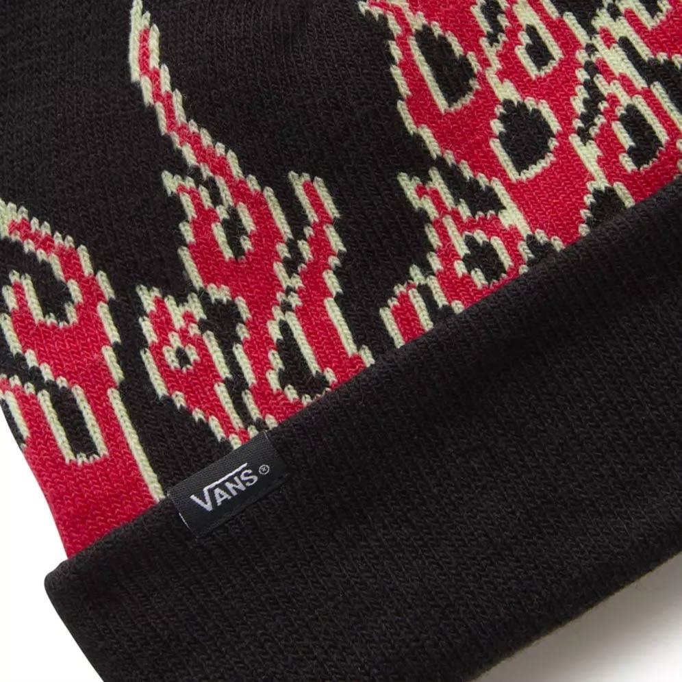 Vans Kids Up In Flames Beanie - Black - Image 2