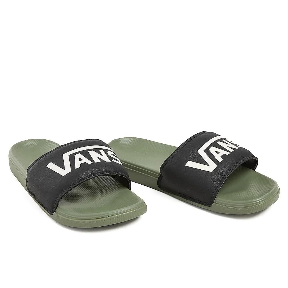 Vans La Costa Slide-On - Black/Olivine - Image 2