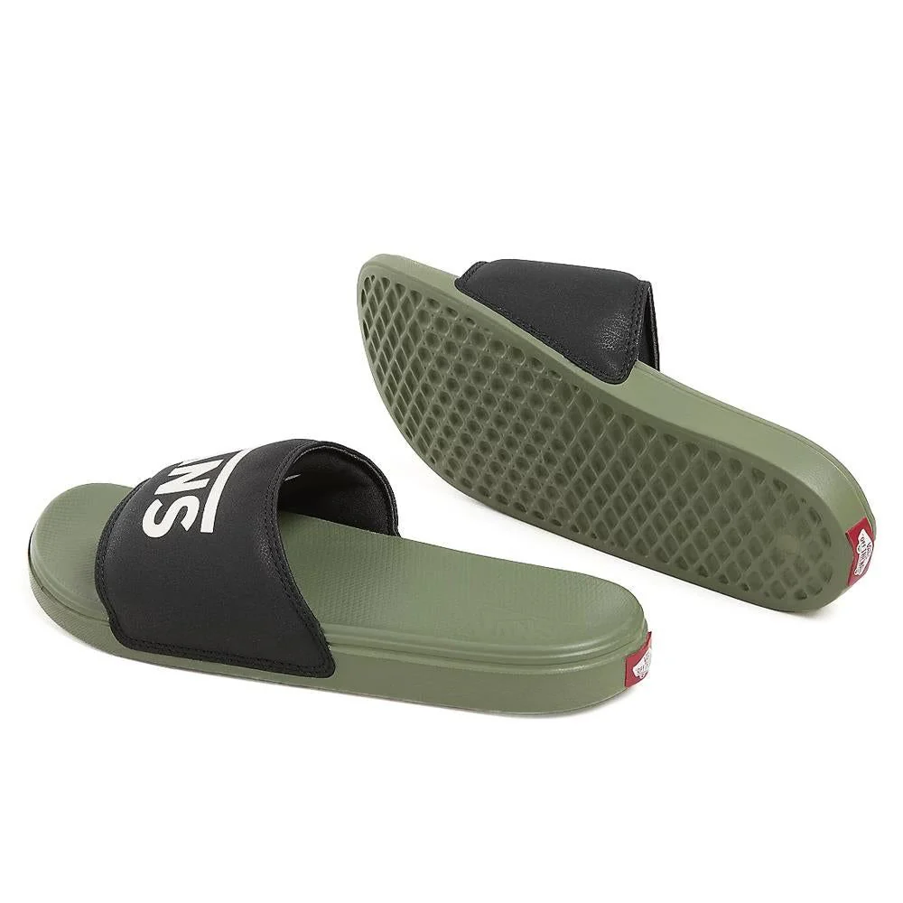 Vans La Costa Slide-On - Black/Olivine - Image 3