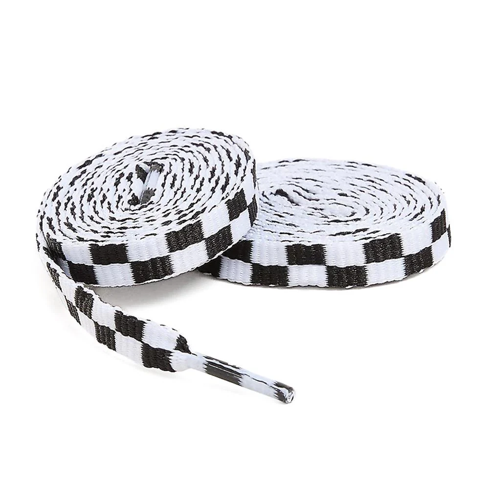 Vans Laces 45"- Black/White Checkerboard - Image 2