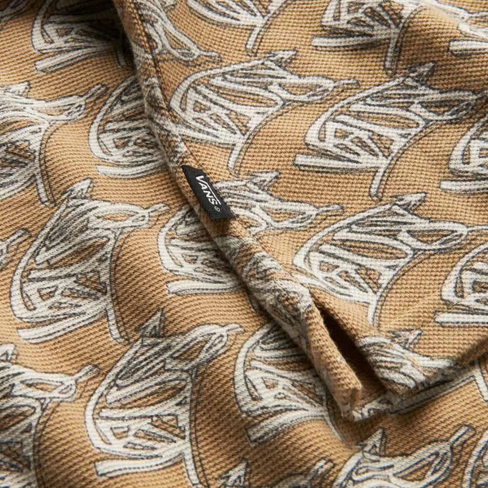 Vans Lewis Mills Polo Shirt - Incense - Image 3