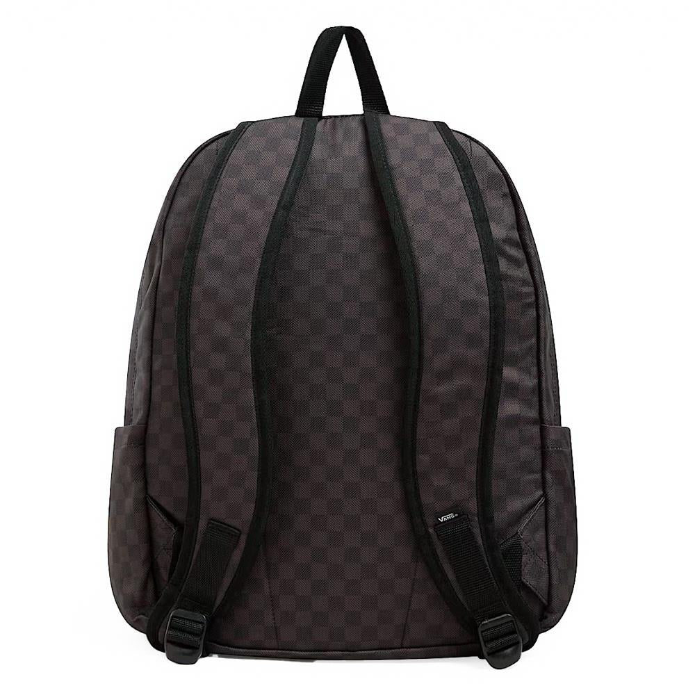 Vans Old Skool Check Backpack - Black/Charcoal - Image 2