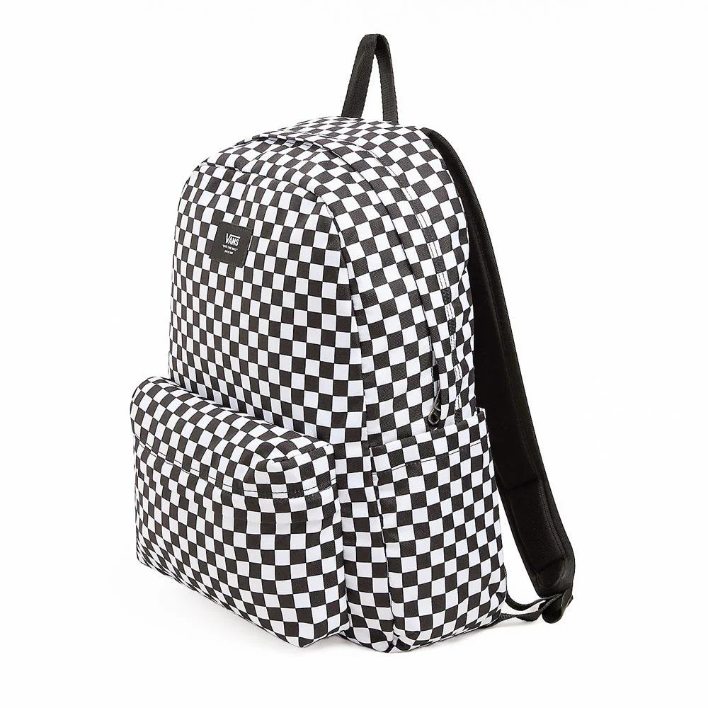 Vans Old Skool Check Backpack - Checkerboard Black and White - Image 3