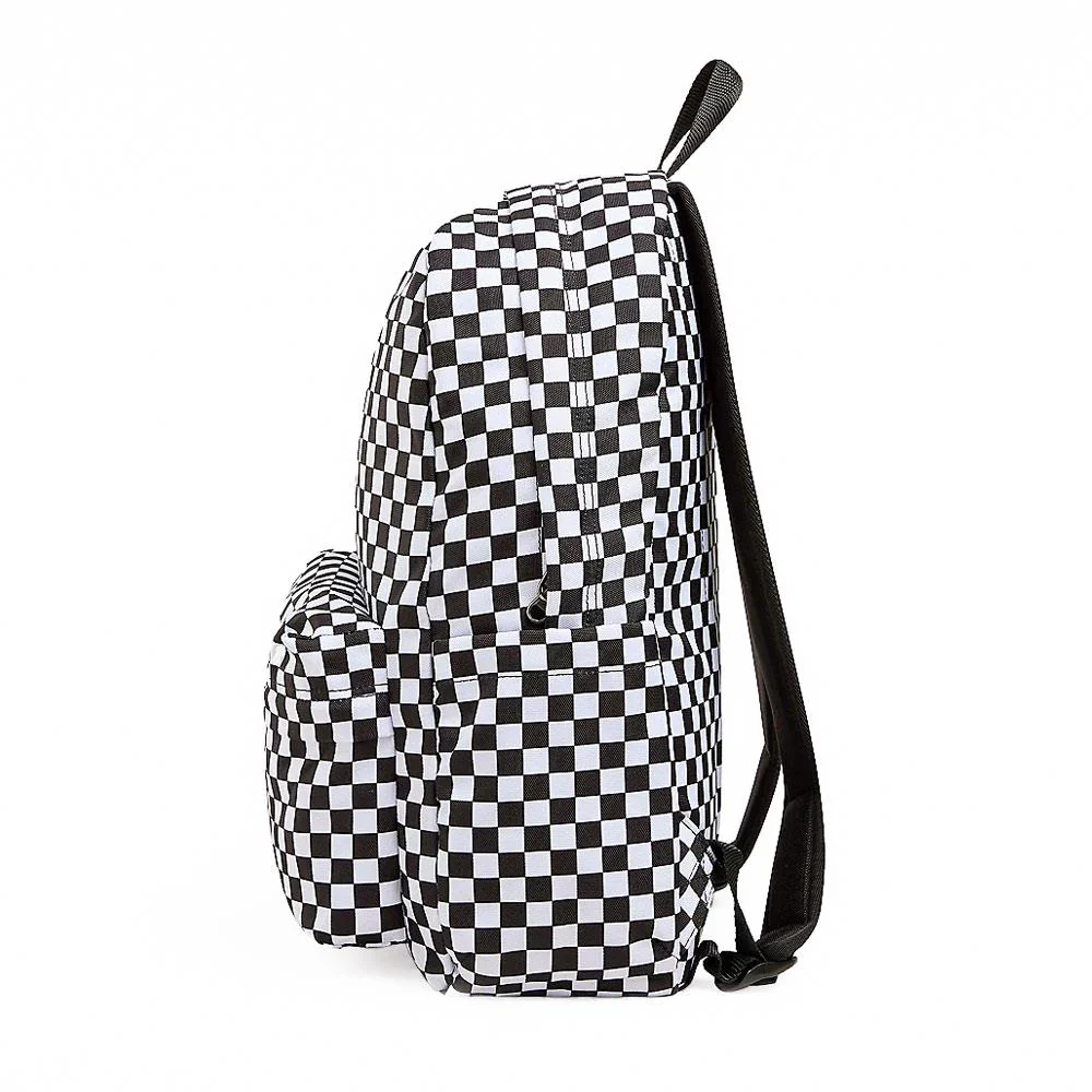 Vans Old Skool Check Backpack - Checkerboard Black and White - Image 4