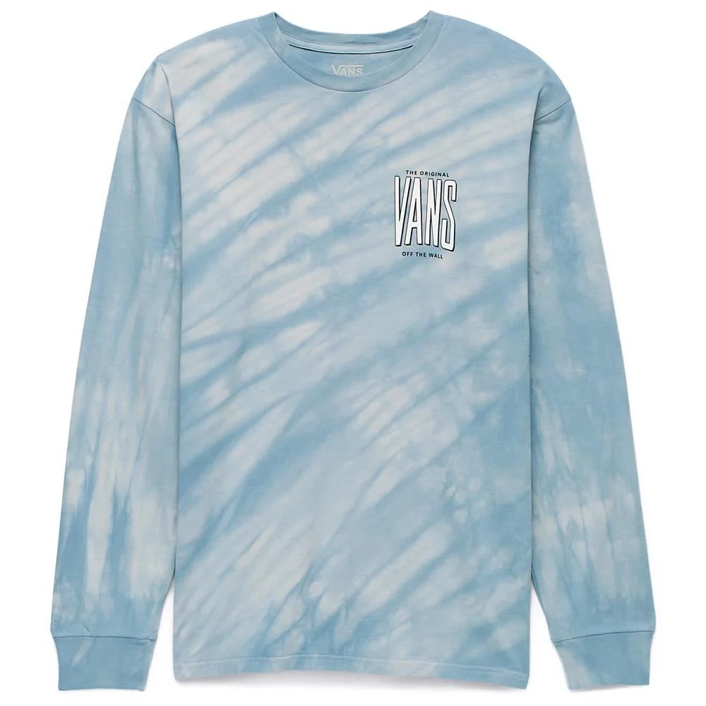 Vans Peaked Tie Dye Long Sleeve T-shirt - Blue Mirage - Image 2