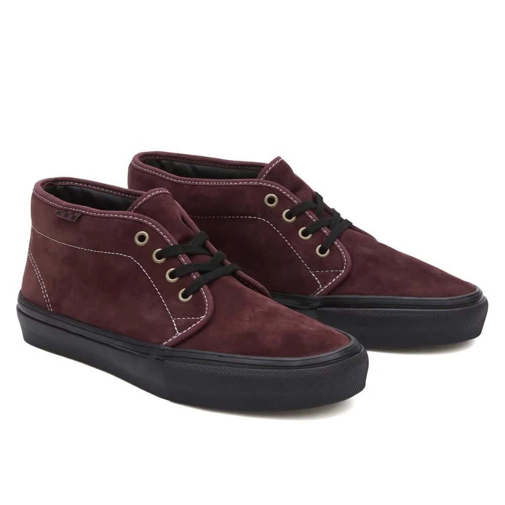 Vans Skate Chukka - Dark Red/Black - Image 2