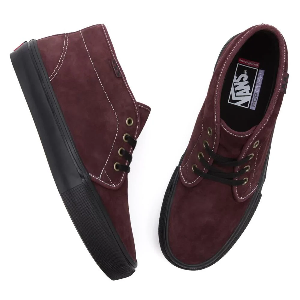 Vans Skate Chukka - Dark Red/Black - Image 3