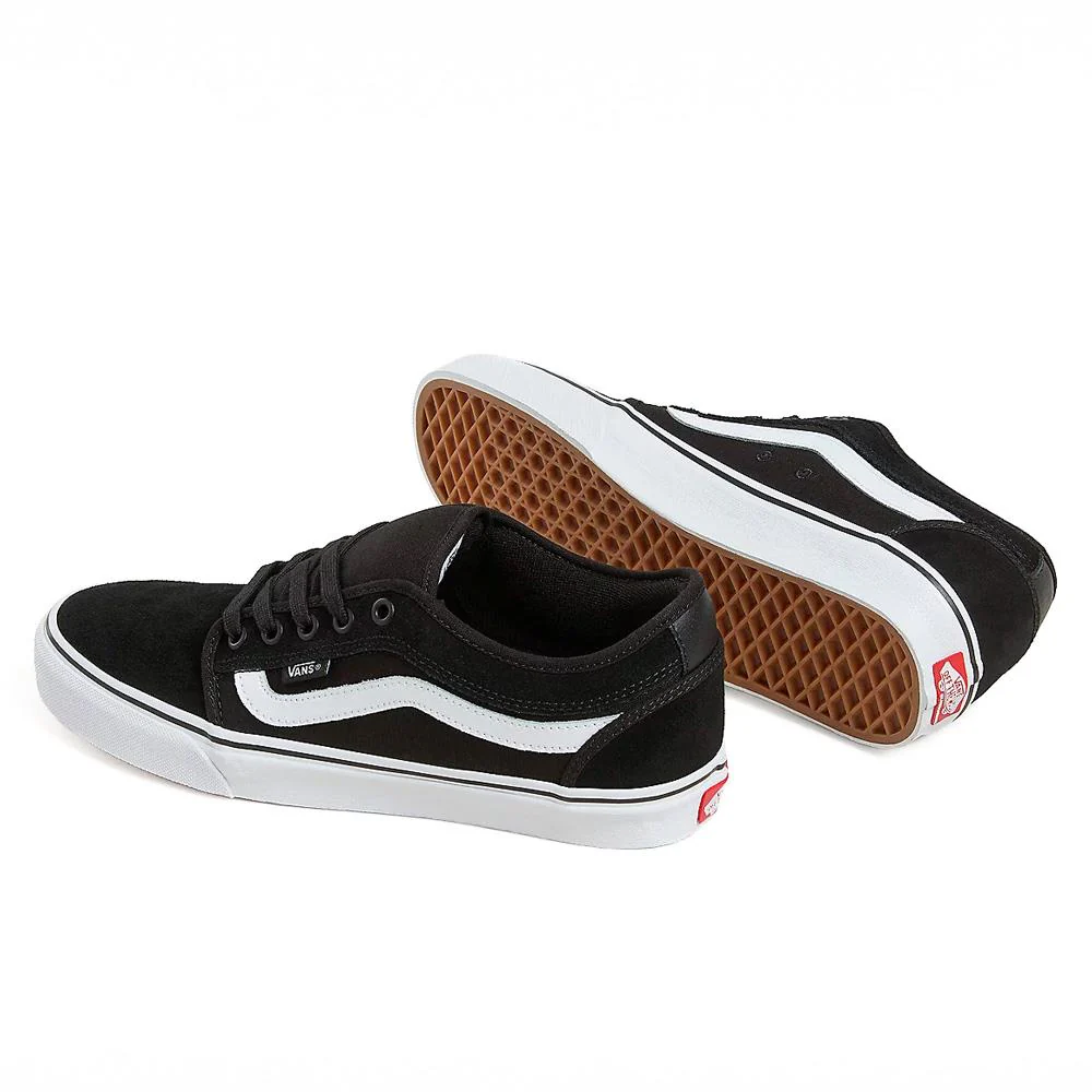 Vans Skate Chukka Low Sidestripe - Black/White - Image 3