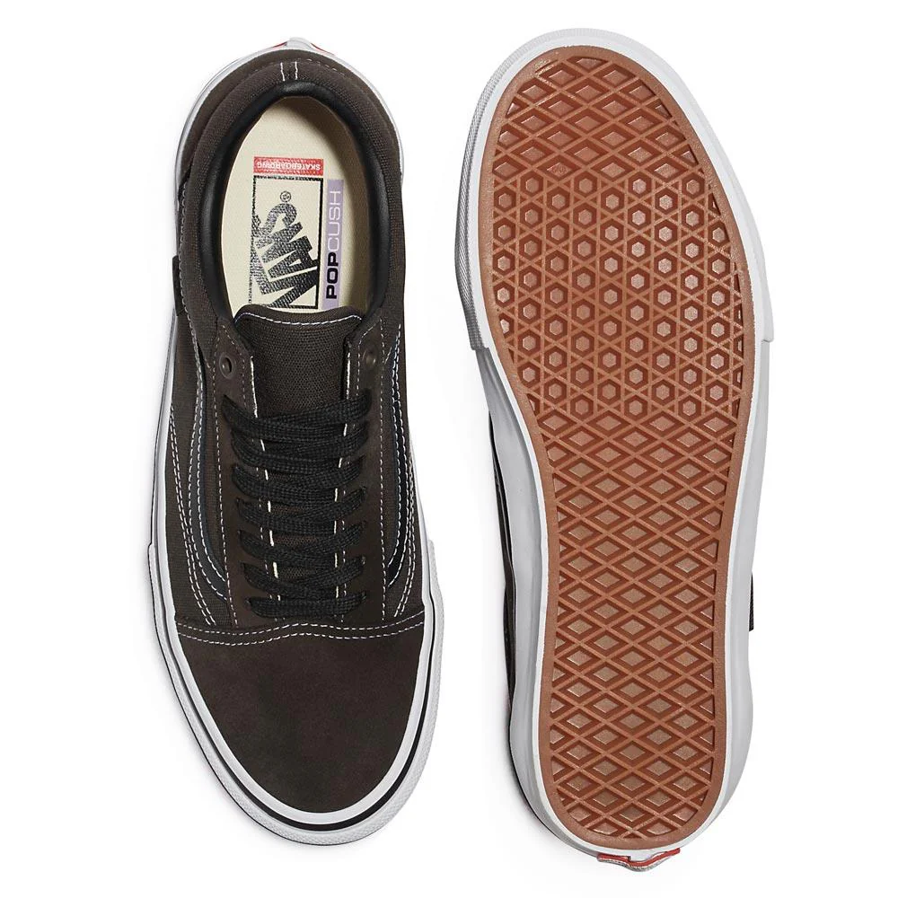 Vans Skate Old Skool - Chocolate/White - Image 3