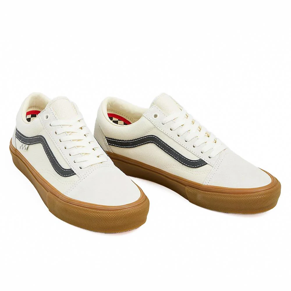 Vans Skate Old Skool - Marshmallow/Gum - Image 2