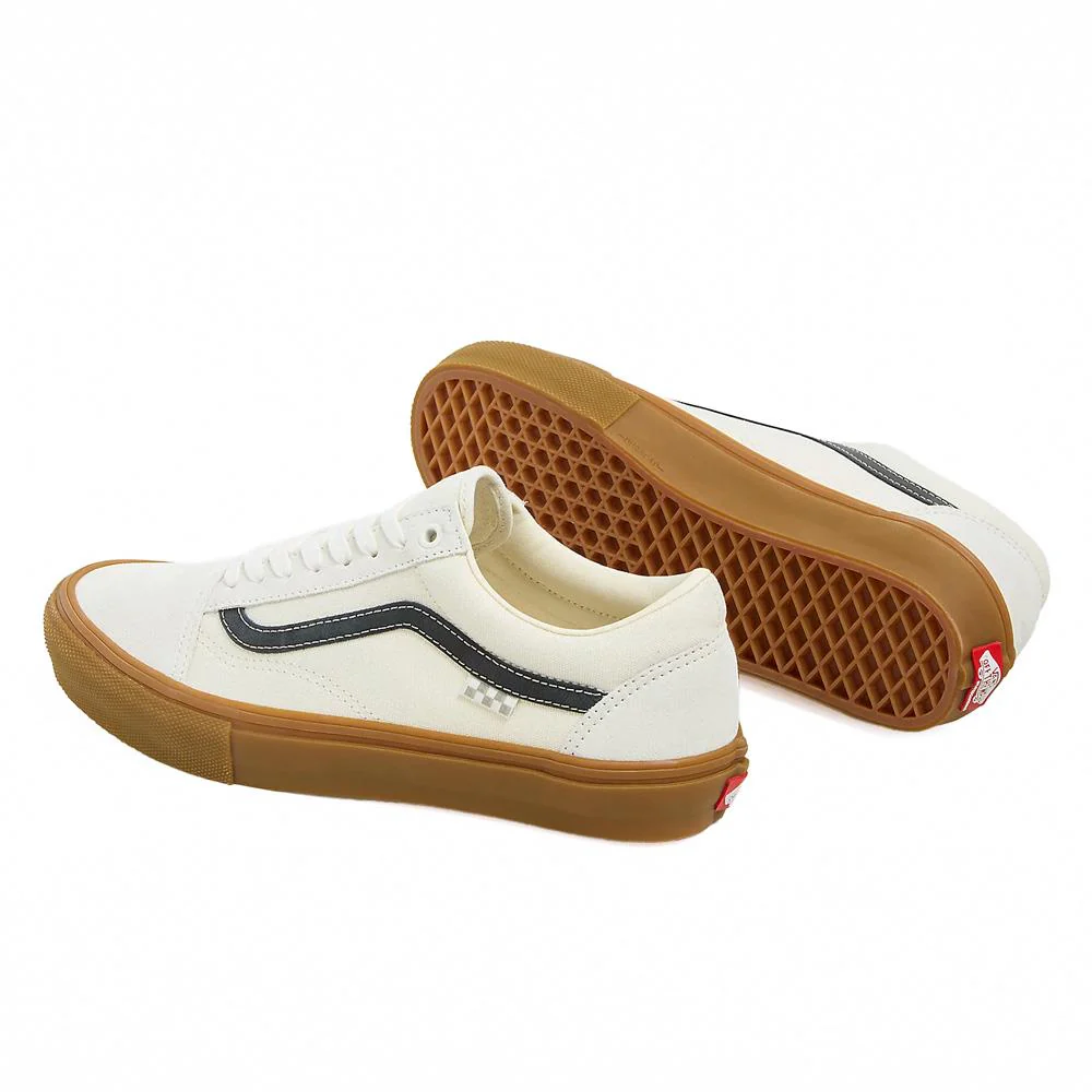 Vans Skate Old Skool - Marshmallow/Gum - Image 3