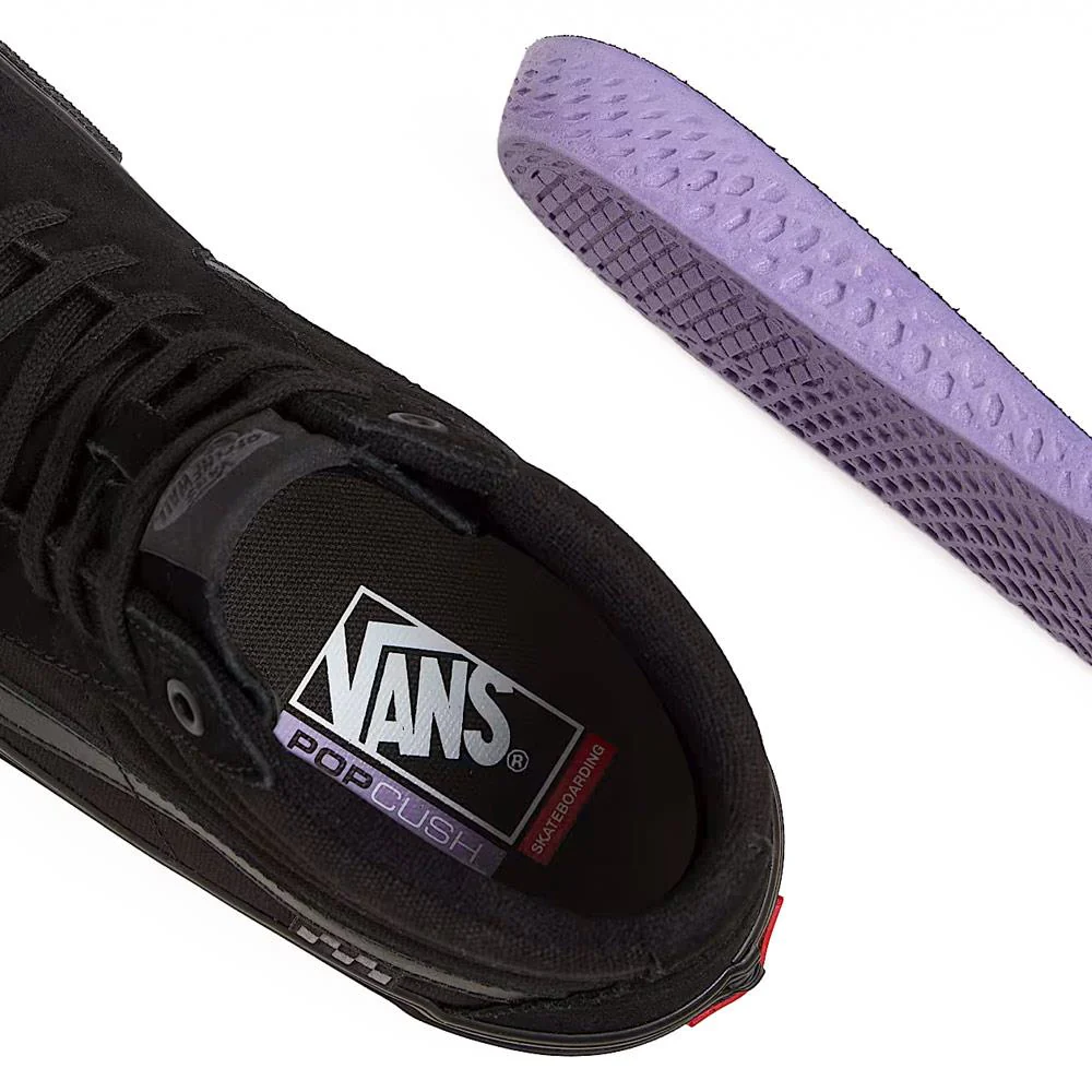 Vans Skate Sk8-Hi - Black/Black - Image 4
