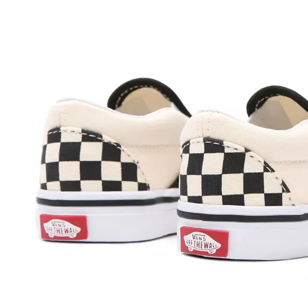 Vans Toddler Slip-On Shoes (1-4 Years) - Checkerboard Black/White - Image 4