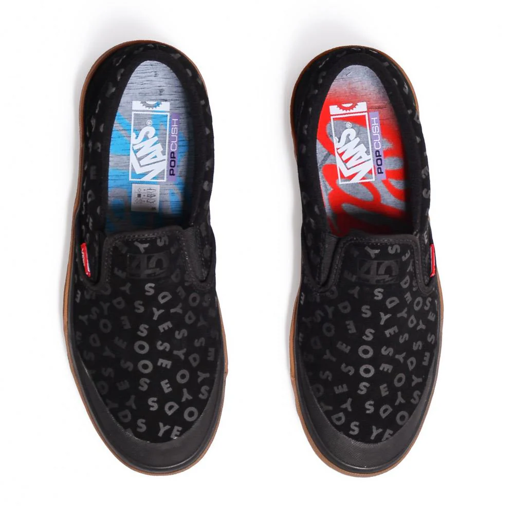 Vans x Odyssey BMX Slip-On - Black/Red/Gum - Image 2
